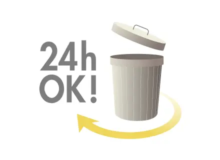 24時間ゴミ出し可能