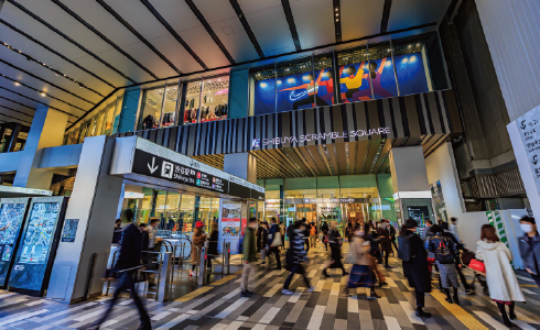 「渋谷」駅